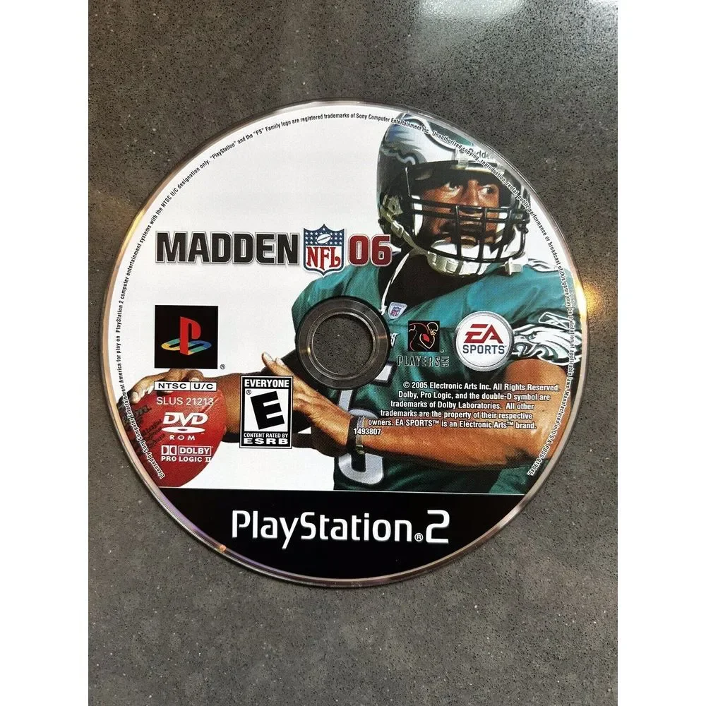 Madden NFL 06 - Sony PlayStation 2 Game No Case Or Manual